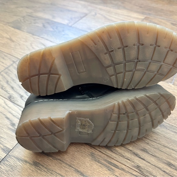 Black Lace-Up Combat Boots - Picture 4 of 10